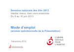 Semaine des Hlm- Mode d`emploi - 12122012