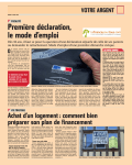 Première déclaration, le mode d`emploi 29/04/2014