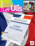 Magazine de décembre n°55 : Elections 2014 : mode d`emploi