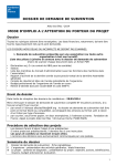 DOSSIER DE DEMANDE DE SUBVENTION MODE D`EMPLOI A L