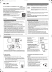 MODE D`EMPLOI Précautions d`utilisation de l