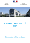 Rapport d`activité 2009 - Ministère de l`économie, des finances et de