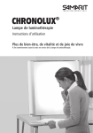 mode d`emploi chronolux