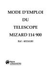 TÉLESCOPE 114/900 Mode d`emploi