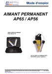 AIMANT PERMANENT AP65 / AP56