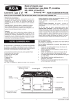 Aga gaz GC GE mode d`emploi 09-10 EOPI 511508