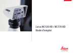 Leica MC120 HD / MC170 HD Mode d`emploi