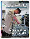 Orne Magazine n°79 - Insertion : Le mode d`emploi départemental