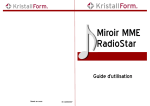 Guide d`utilisation - Kristall Form Spiegel GmbH