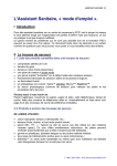 L`assistant sanitaire "mode d`emploi" - Secourisme