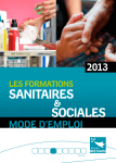 Les formations sanitaires & sociales