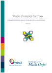 Cardbox - Mode d`emploi