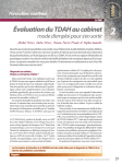 Évaluation du TDAH au cabinet mode d`emploi pour s`en sortir