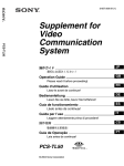 Supplement for Video Communication System