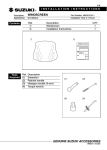 GENUINE SUZUKI ACCESSORIES WINDSCREEN