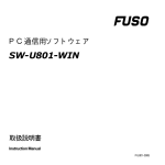 PC通信用ソフトウェア SW-U801-WIN