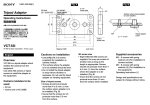 Tripod Adaptor VCT-55I