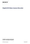 Digital HD Video Camera Recorder HDR-AS30/AS30V
