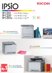 SP C310製品カタログ PDFダウンロード