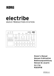 electribe Owner`s manual