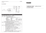 Installation Guide Lighting Fixture