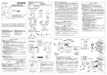 電動操作装置取扱説明書 Motor Operator Instruction Manual 形式