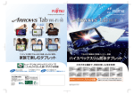 ARROWS Tab Wi-Fi カタログ（2013年2月版)