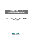 コマンドラインインタフェース (CLI) マニュアル D-Link DXS