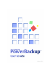 PowerBackup User`sGuide