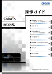 EPSON EP-802A 操作ガイド