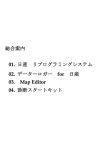 総合案内 01. 日産 リプログラミングシステム 02. データー