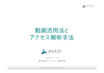 動画活用法と アクセス解析手法