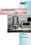 H. Sugiyama SEM 用標準試料の 作製とその評価