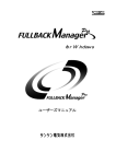 FULLBACK Manager Pro USERS MANUAL
