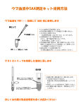 ウマ血清中SAA測定キット使用方法