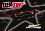 DEX410v4 レーシング 4WD バギーキット 組立説明書