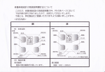 体重体組成計の取扱説明書訂正につし丶て