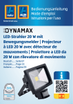 LED-Strahler 20 W mit Bewegungsmelder | Projecteur à LED