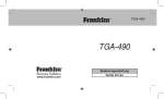 TGA-490 - Franklin Electronic Publishers, Inc.