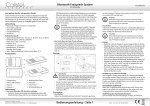 Bluetooth-Freisprech-System Bedienungsanleitung – Seite 1