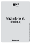 Valeo hands-free kit, with display*