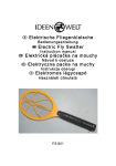 D Elektrische Fliegenklatsche Electric Fly Swatter Elektrická