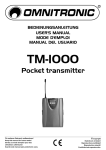 Documentation : TM 1000