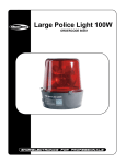 Large Police Light 100W