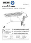 Tonutti Raptor 2-4GW Operators Manual