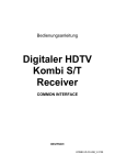 Digitaler HDTV Kombi S/T Receiver