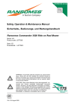 DE Safety, Operation & Maintenance Manual Sicherheits