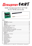 33300 Sendermodul M-G1 HoTT SD für mc-19/19s und