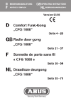 D Comfort Funk-Gong „CFG 1000“ GBRadio door gong „CFG 1000