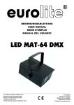 LED MAT-64 DMX